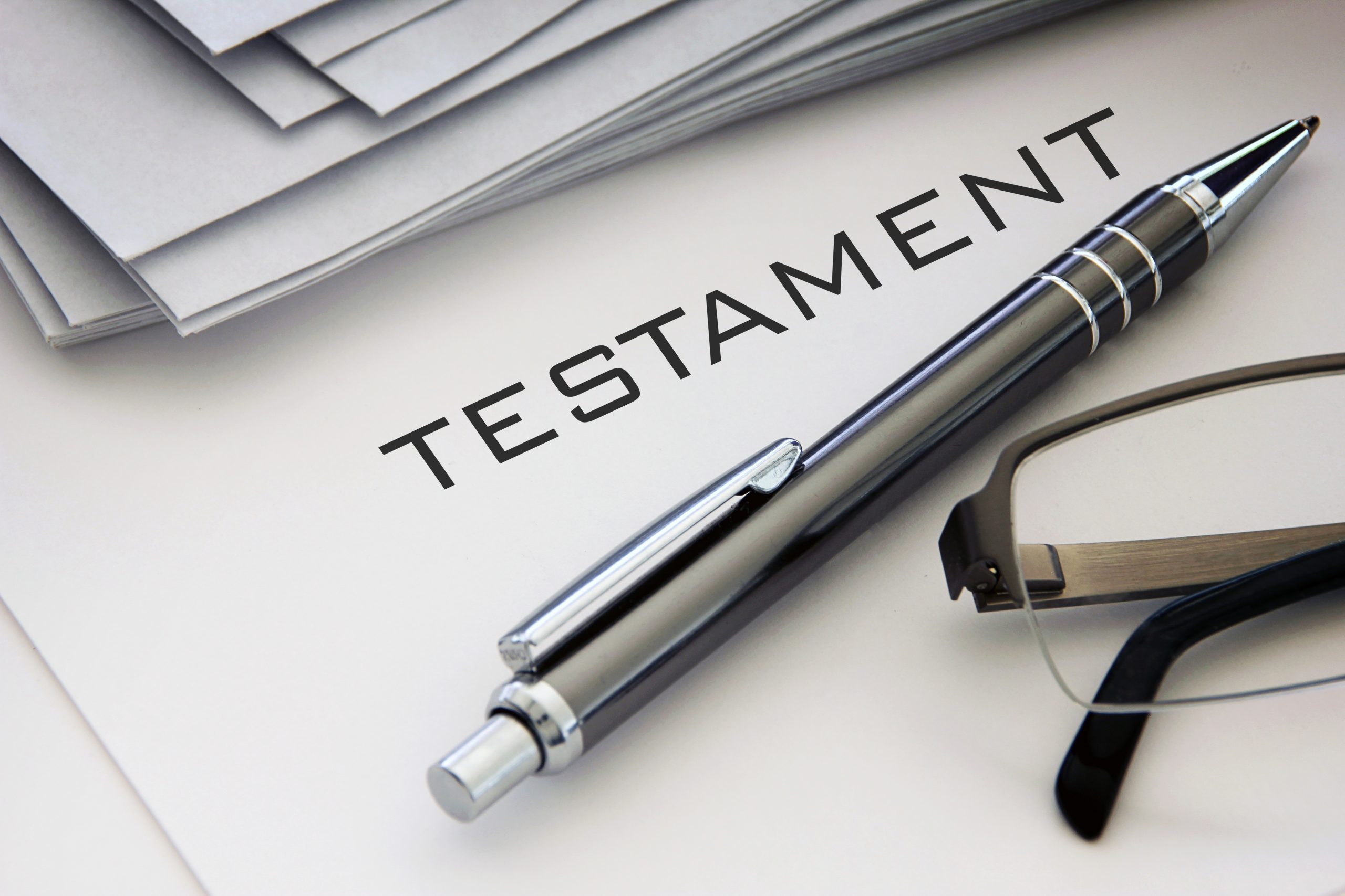 Testament,With,Pen,And,Glasses